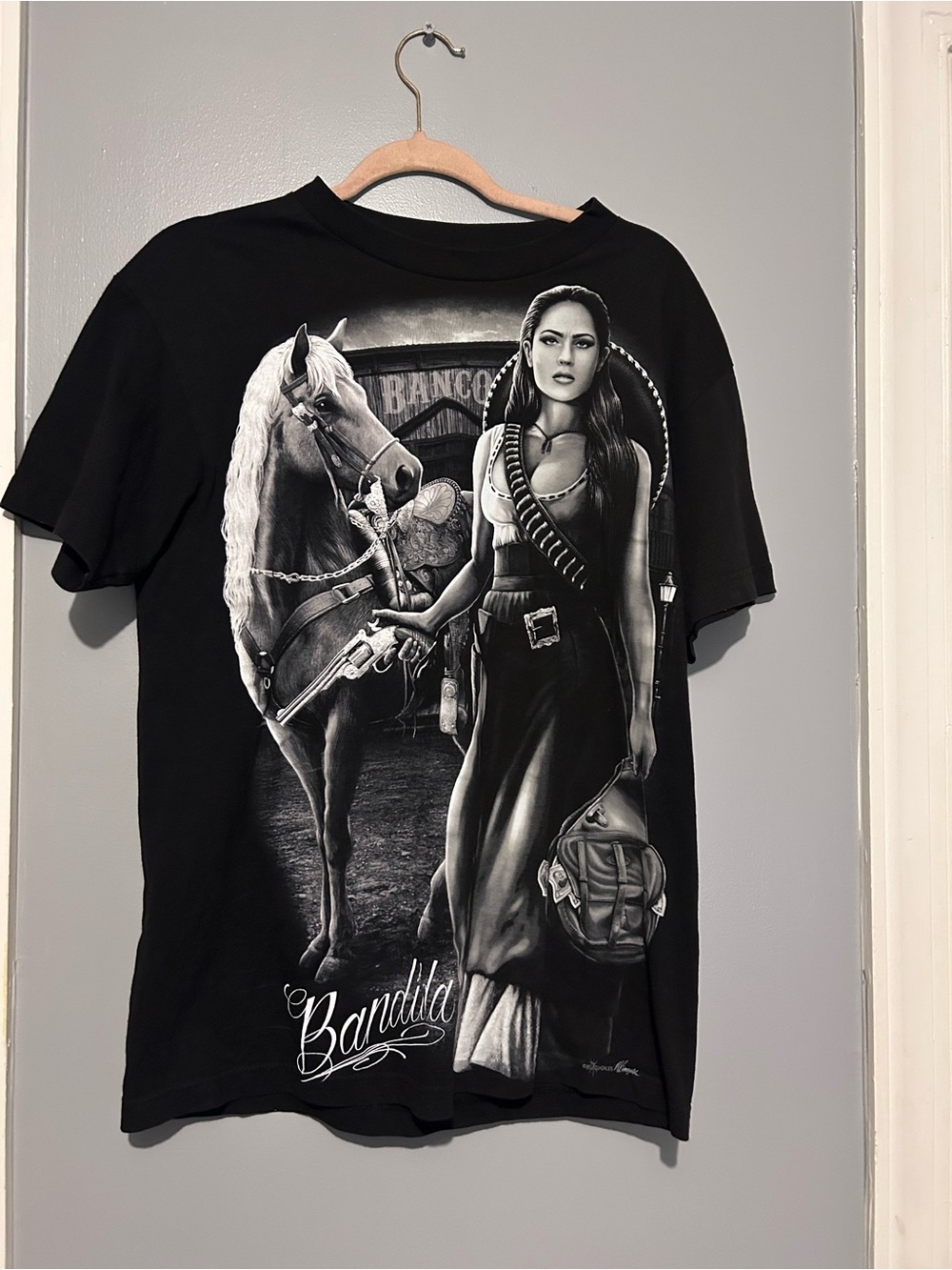 & Other Stories Black Bandida Graphic Short Sleeve Tee